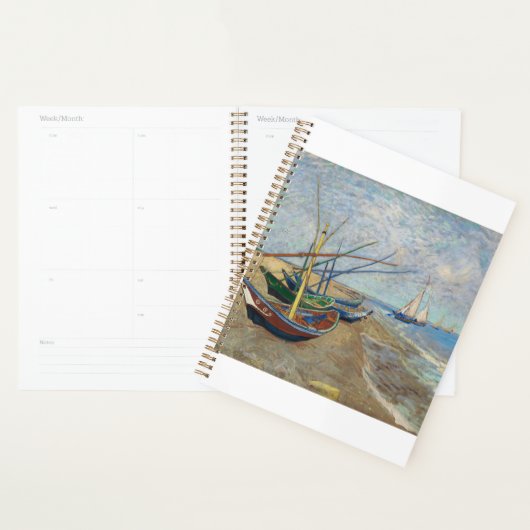 Bateaux de pêche sur la plage à Saintes Maries 188 (Devant avec enveloppe)