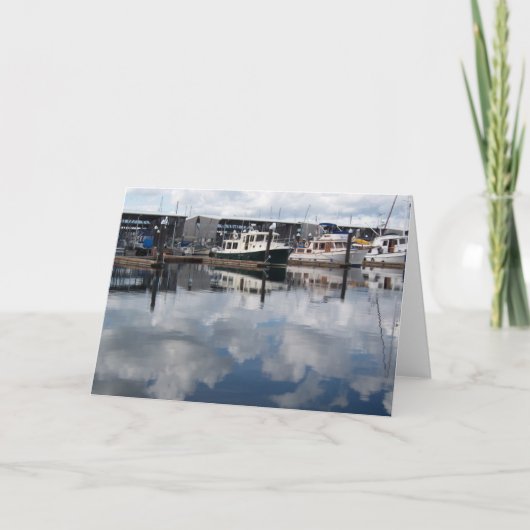 Bateaux en carte pour notes du port (Devant)