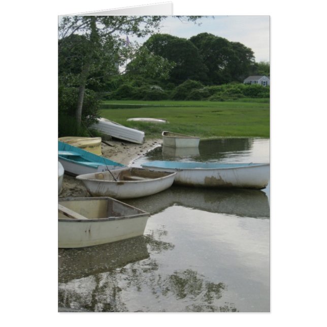 "Bateaux éparpillés sur le rivage" (Devant)