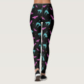 Bateaux et chats Halloween Leggings (Dos)