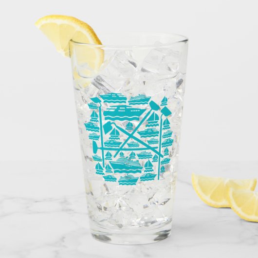 Bateaux et cuves en verre (Devant glace)