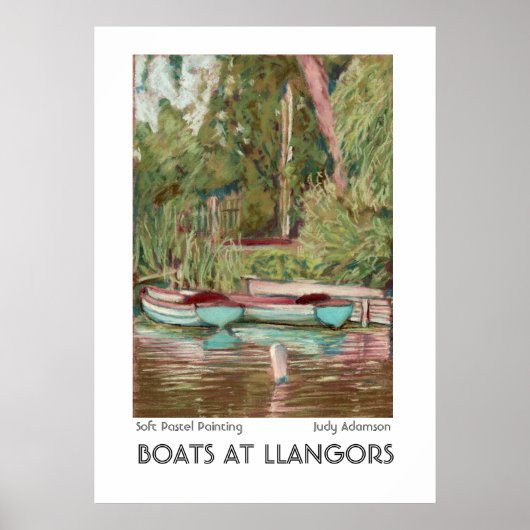 Bateaux Llanges Imprimer ou poster (Devant)