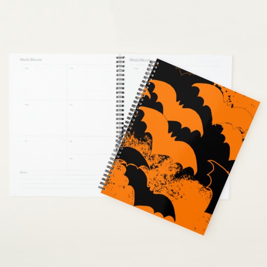 Bateaux Noirs En Vol Orange (Devant avec enveloppe)