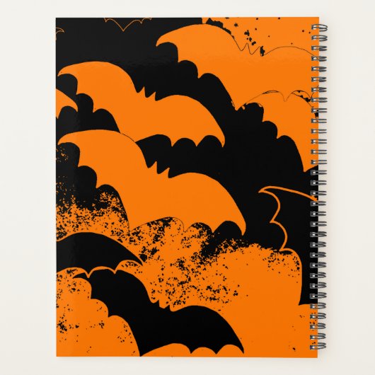 Bateaux Noirs En Vol Orange (Dos)