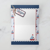 Bateaux oh ! Carte (Intérieur)