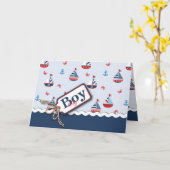 Bateaux oh ! Carte (Fleur jaune)