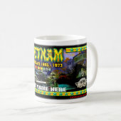 Bateaux rapides du Vietnam, votre nom, tasse de (Devant droit)