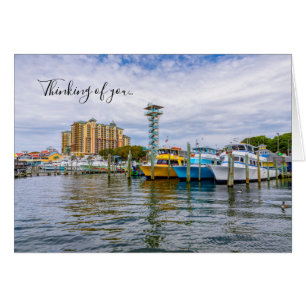 Bateaux stationnés Destin Florida Harbour Thing U