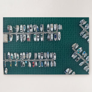 Bateaux sur le lac Michigan Jigsaw Puzzle