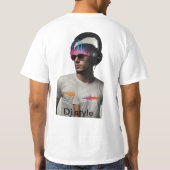 Bateaux Waveform : DJ Logo DJ Personnalisé T-Shirt (Dos)