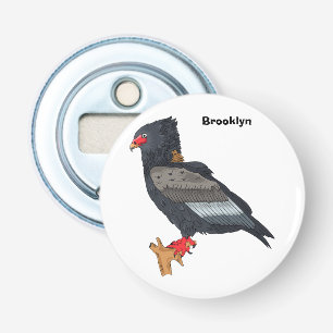 Bateleur Eagle afbeelding Button Flesopener