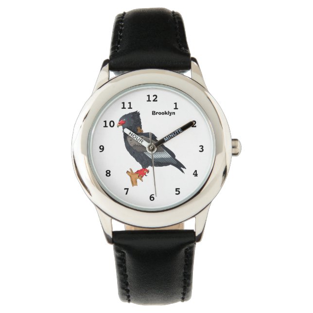 Bateleur Eagle afbeelding Horloge (Voorkant)