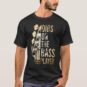 Baten op de bassin gitaar musicus 2 t-shirt