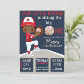 Bater Up Anniversday Invitation Card (Debout devant)