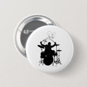 Bateria Silueta con Notas Ronde Button 5,7 Cm (Voorkant /achterkant)