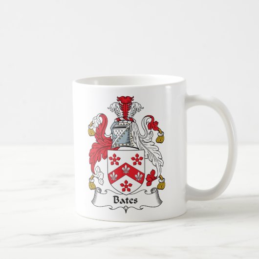 Bates Family Crest Koffiemok (Rechts)