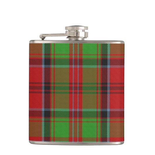 Bates Tartan Flask Heupfles (Voorkant)