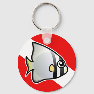 Batfish Dive Vlag Sleutelhanger