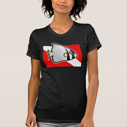 Batfish Dive Vlag T-shirt (Voorkant)