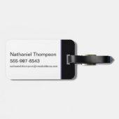 Batgirl Hi-Tech Naam Graphic Bagagelabel (Achterkant horizontaal)