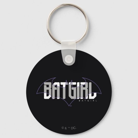 Batgirl Hi-Tech Naam Graphic Sleutelhanger (Voorkant)