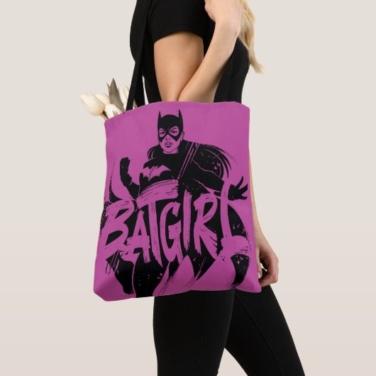 Batgirl Ink Brush Naam Draagtas (Dichtbij)