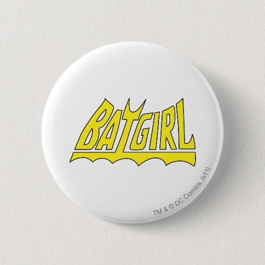 Batgirl Logo Ronde Button 5,7 Cm (Voorkant)