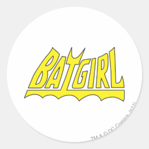 Batgirl Logo Ronde Sticker