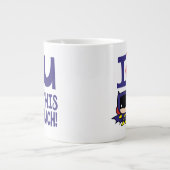 Batgirl Moederdag | Ik hou zo veel van je! Extra Grote Beker (Voorkant)