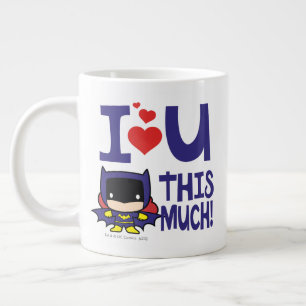 Batgirl Moederdag   Ik hou zo veel van je! Extra Grote Beker