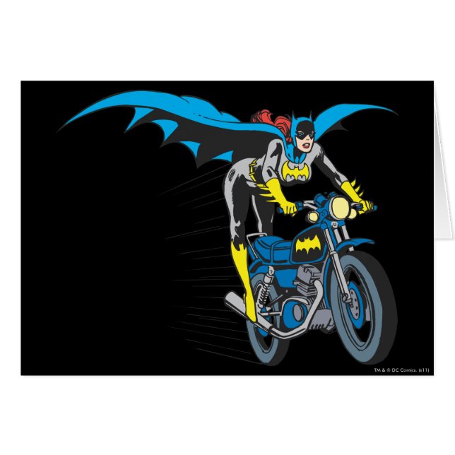 Batgirl op Batcycle (Voorkant Horizontaal)
