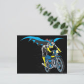 Batgirl op Batcycle Briefkaart (Staand voorkant)