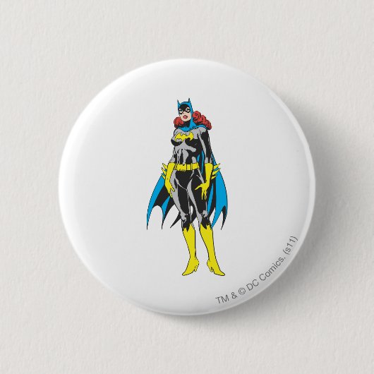 Batgirl Stands Ronde Button 5,7 Cm (Voorkant)