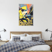Batgirl Swinging Kick Canvas Afdruk (Insitu (Slaapkamer))