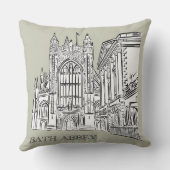Bath Abbey, Bath, England Kussen (Achterkant)