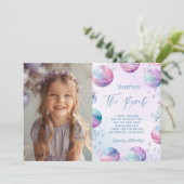 Bath Bomb anniversaire photo carte de remerciement (Debout devant)