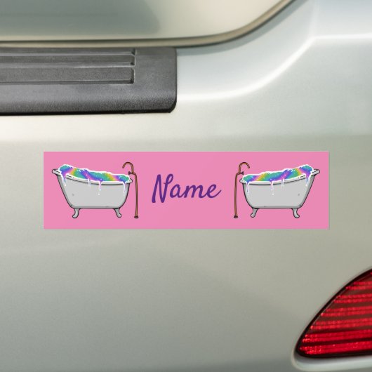 Bath Bomb Babe Thunder_Cove Bumpersticker (Op auto)