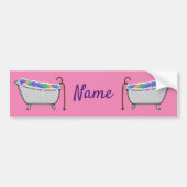 Bath Bomb Babe Thunder_Cove Bumpersticker (Voorkant)