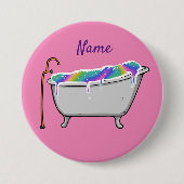 Bath Bomb Babe Thunder_Cove Ronde Button 7,6 Cm (Voorkant)