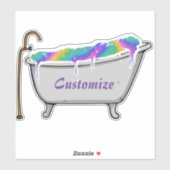 Bath Bomb Babe Thunder_Cove Sticker (Vel)