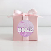 Bath Bomb Baby shower Ronde Sticker