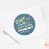 Bath Bomb Label Sticker Sleepy Time (Envelop)