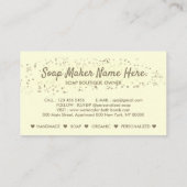 Bath Bomb Natural Soap Spa Gold Visitekaartje (Achterkant)