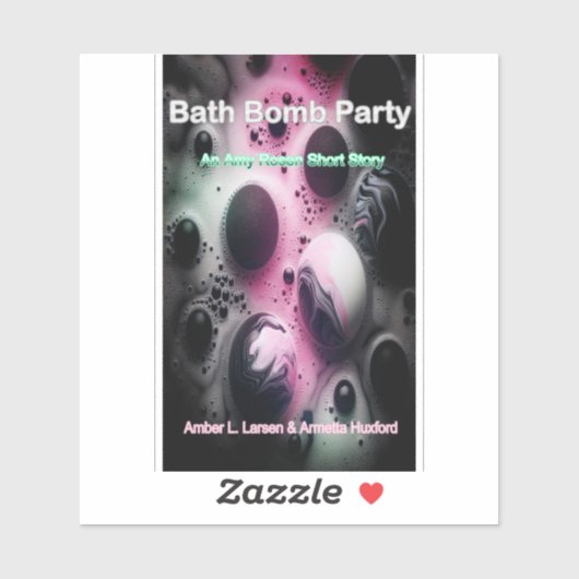 Bath Bomb Party Cover Sticker (Vel)