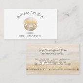 Bath Bomb Spa Natural Soap Gold Spa Visitekaartje (Voorkant / Achterkant)