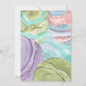 Bath Bomb Verjaardagsfeestuitnodiging Kaart (Achterkant)