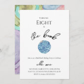 Bath Bomb Verjaardagsfeestuitnodiging Kaart (Voorkant / Achterkant)