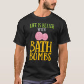 Bath Bombs Making Bathing Bomb Bubble Lavender T-shirt (Voorkant)