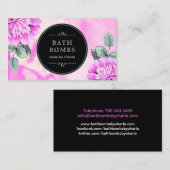  Bath Bombs Visitekaartjes (Voorkant / Achterkant)