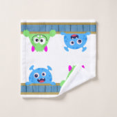 Bath Buddy Funny Monsters Kinder Bad Handdoek (Wasdoekje)